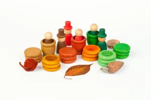 Wood Seasons: Autumn Nins, Mates/Pots, Rings and Coins
