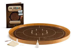 Woodestic Crokinole Tournament Basic Set (Walnut/Beech)