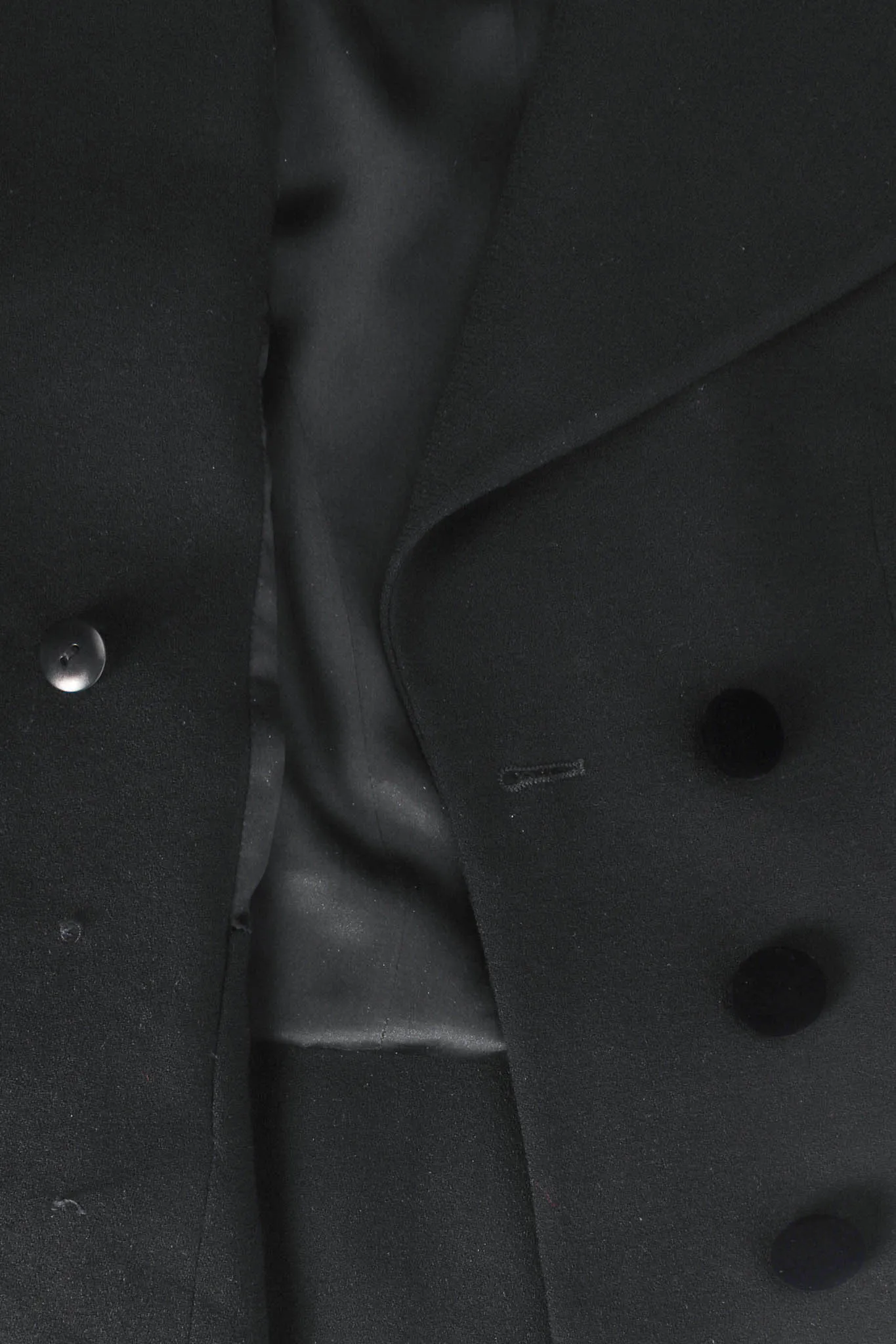 Wool Tuxedo Crop Jacket