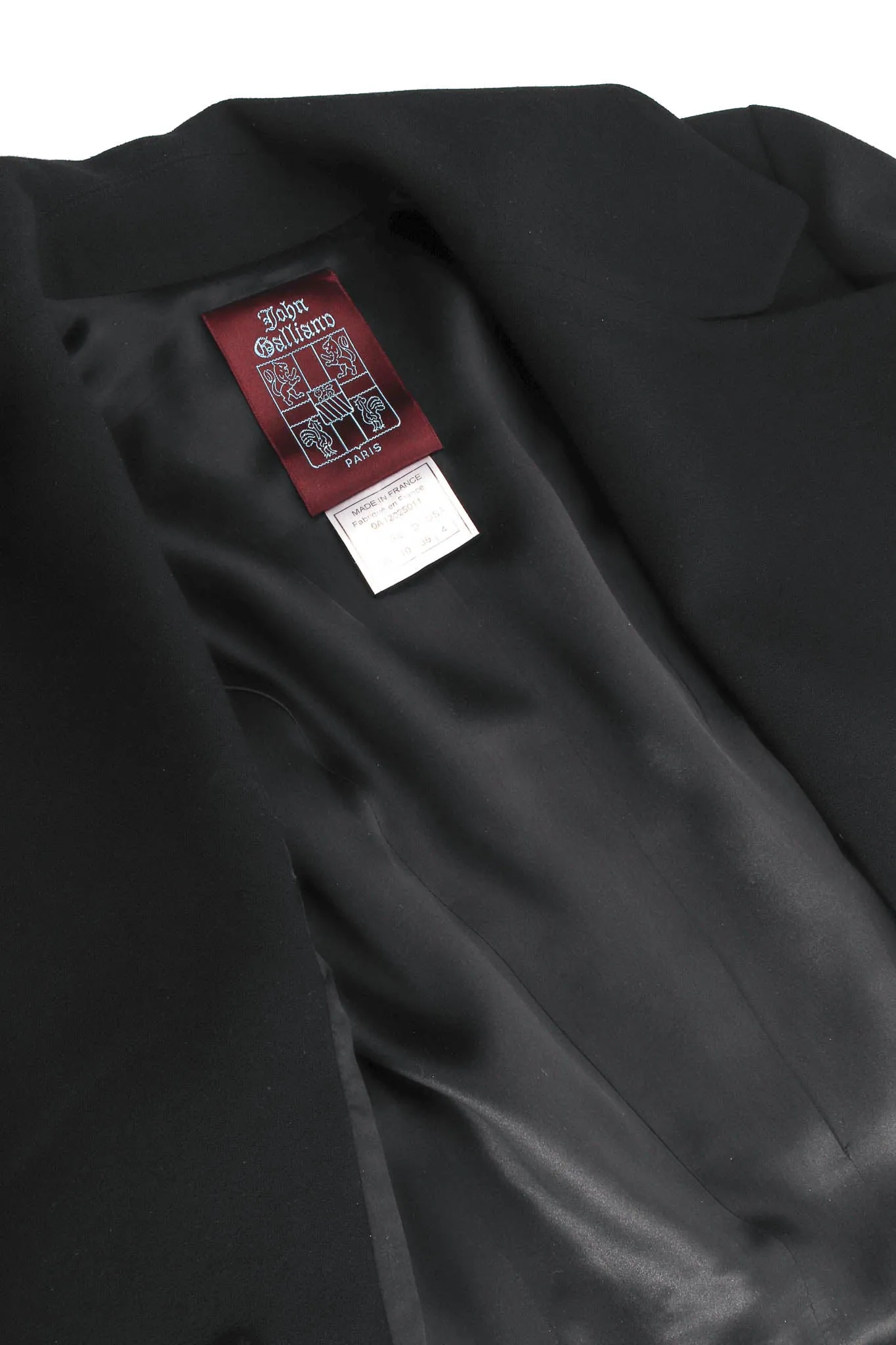 Wool Tuxedo Crop Jacket