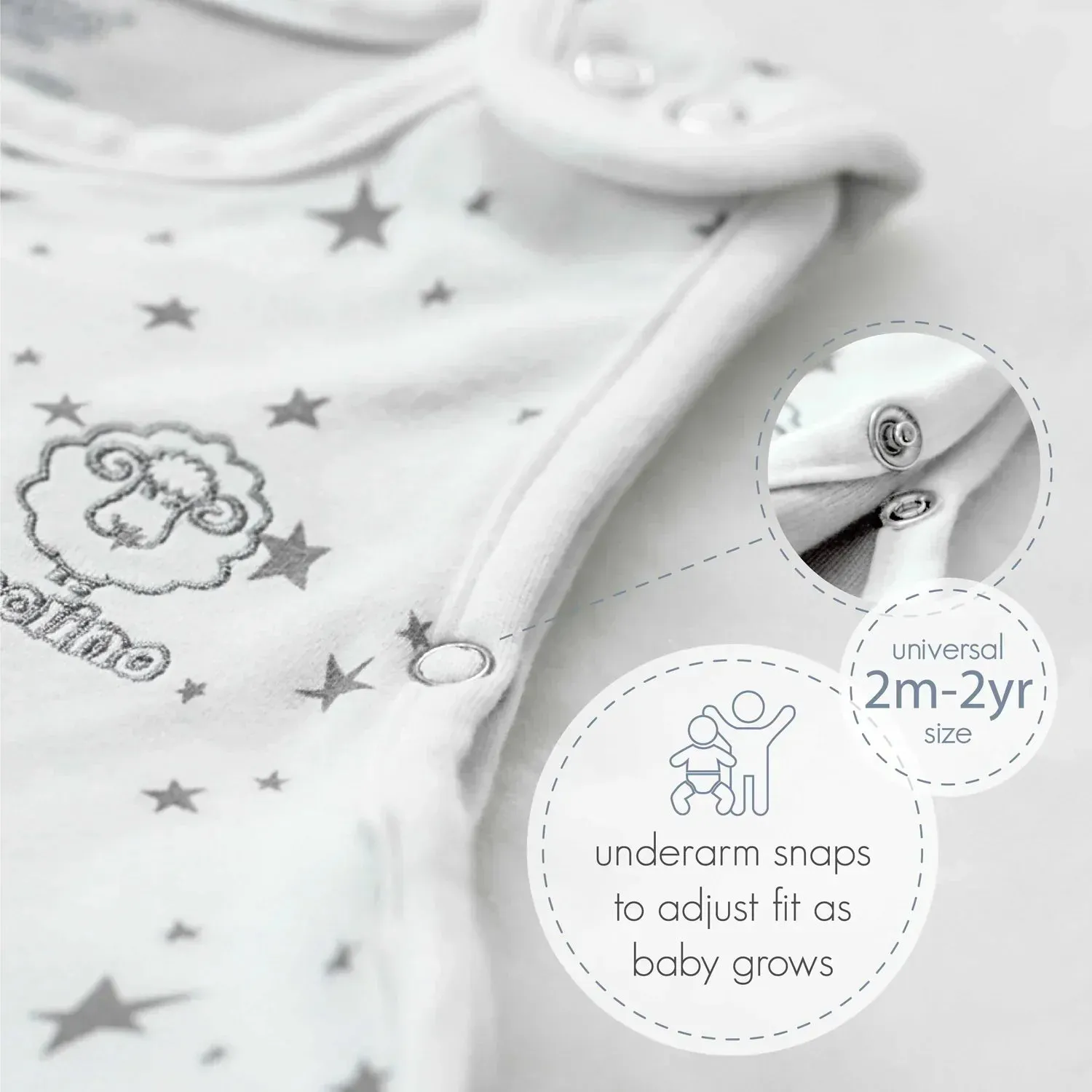 Woolino 4 Season Ultimate Merino Wool Baby Sleep Bag - Earth