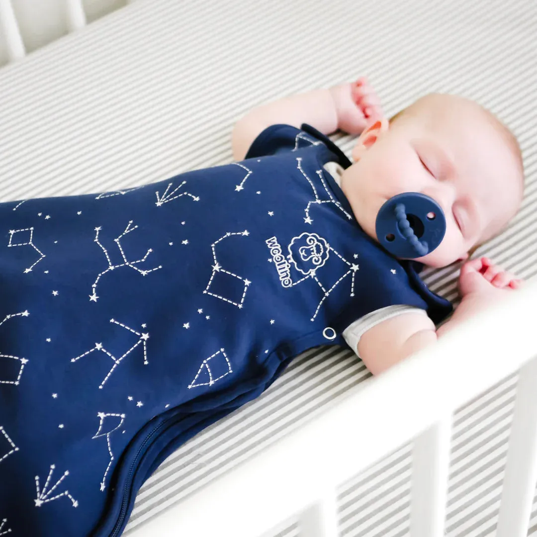 Woolino 4 Season Ultimate Merino Wool Baby Sleep Bag - Night Sky