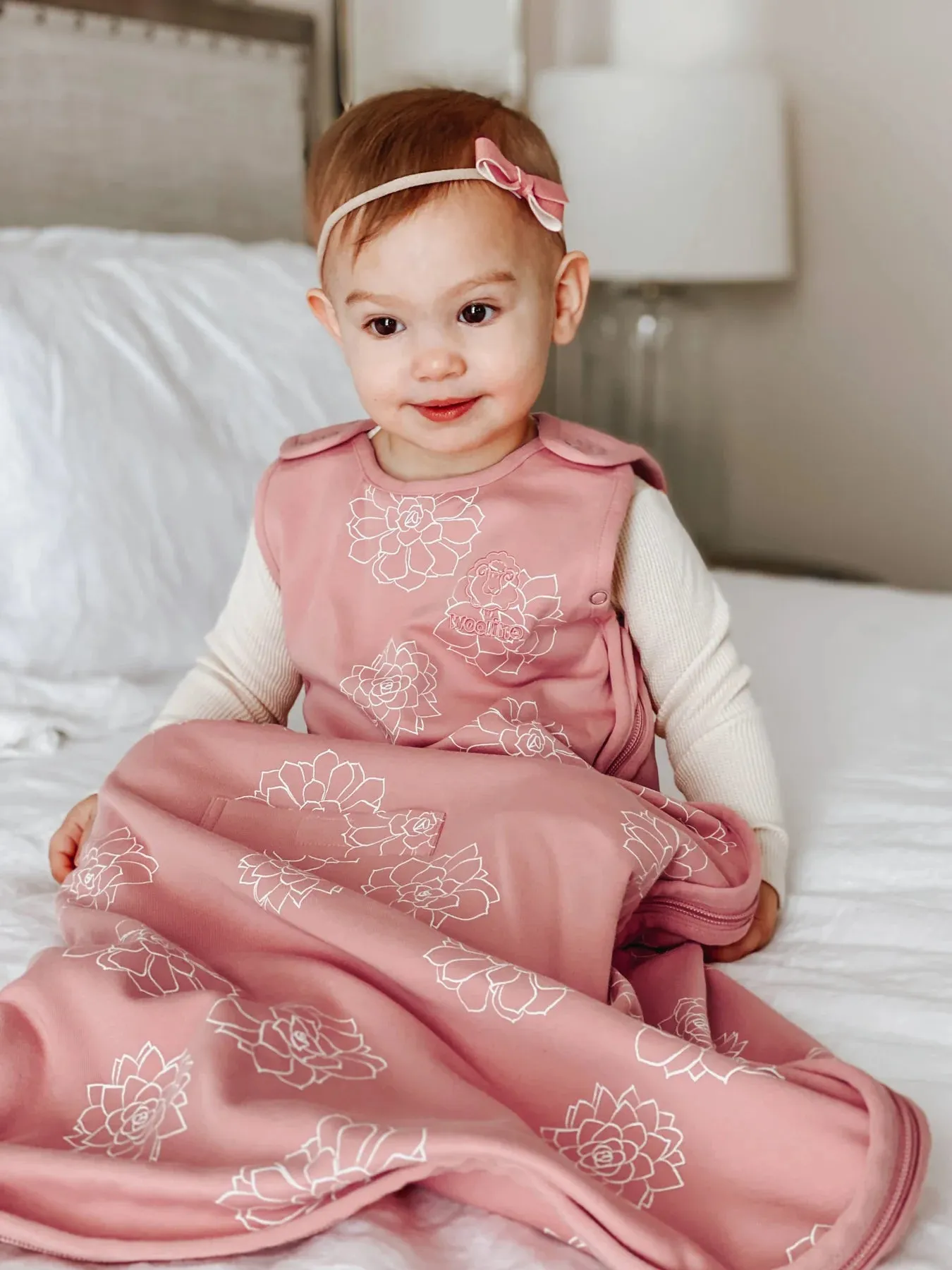 Woolino 4 Season Ultimate Merino Wool Baby Sleep Bag - Succulent
