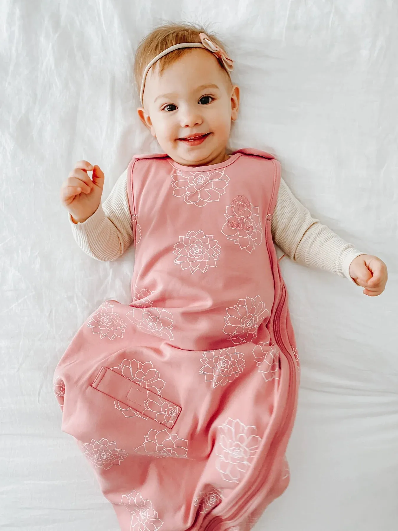 Woolino 4 Season Ultimate Merino Wool Baby Sleep Bag - Succulent