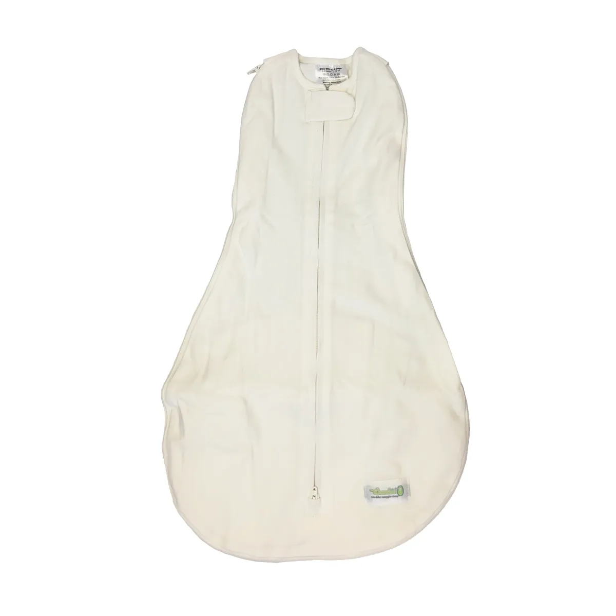 Woombie Grow with Me 5 Convertible Swaddle - Organic Cream