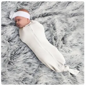 Woombie Organic Merino Mod Swaddle - Bisque