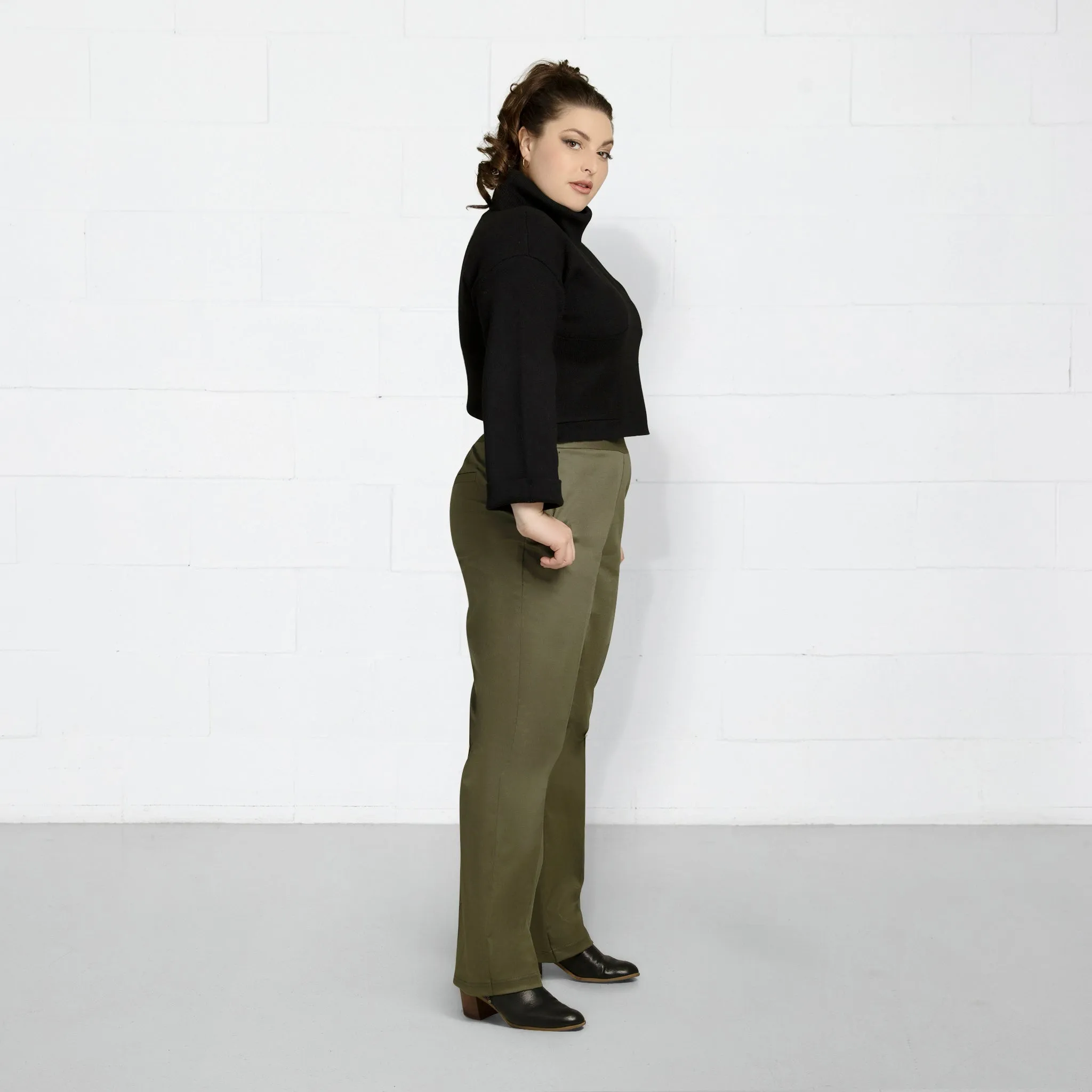 Work to Weekend Bundle - Straight Leg Olive