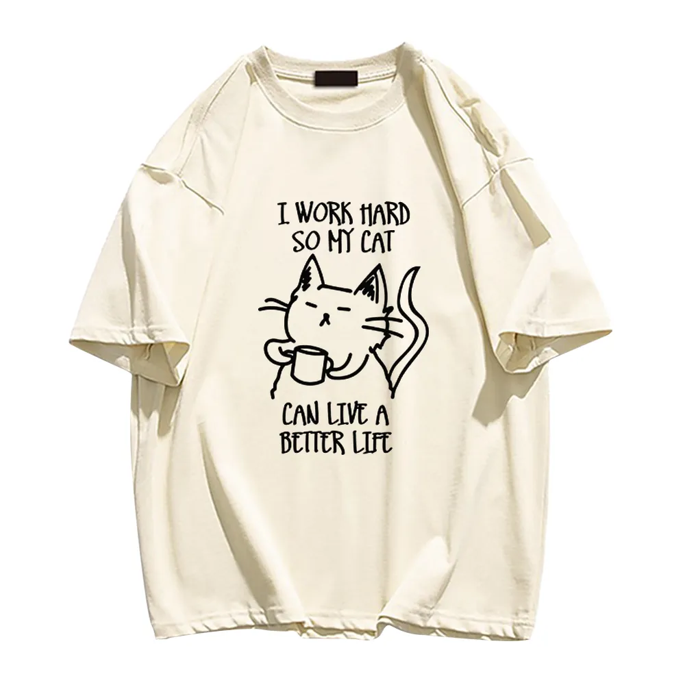 Working Hard For Cats T-Shirt