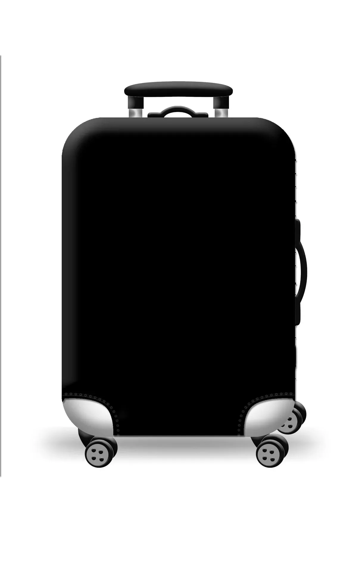 World Map Luggage Protective Cover - Elastic Suitcase Protector for 18-32 inch Bags