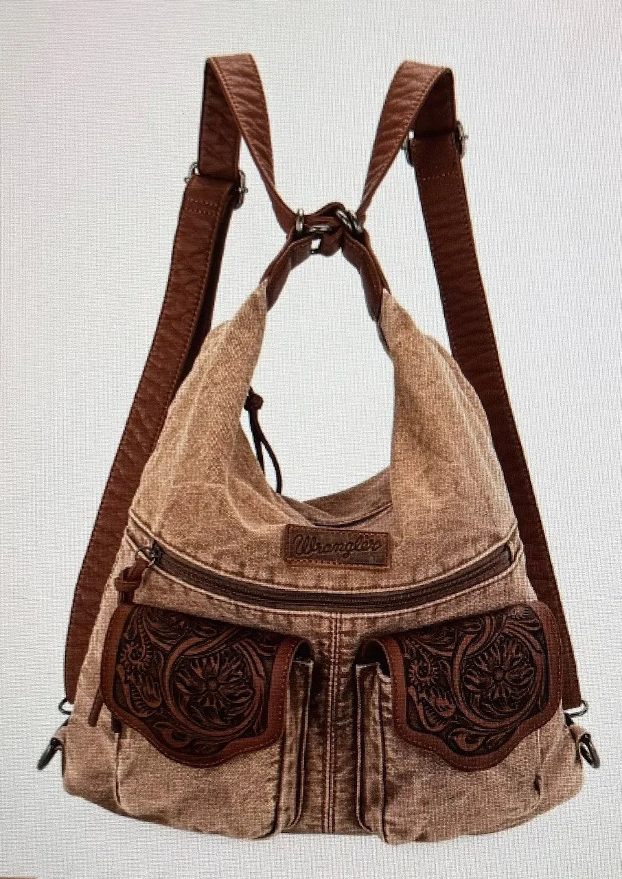 Wrangler Pack It In Denim Handbag / BackPack