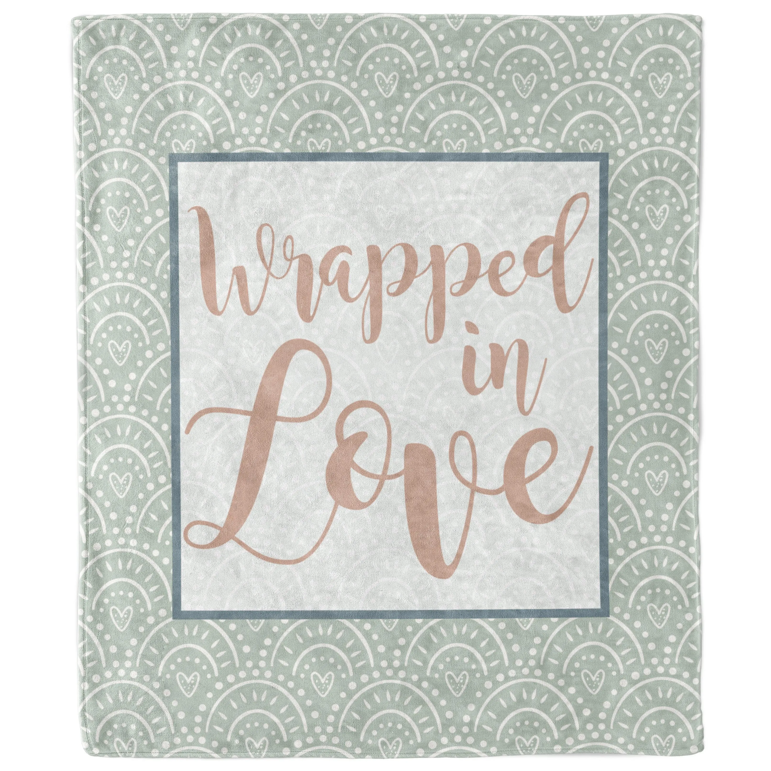 Wrapped in Love Inpirational Boho Blanket