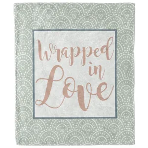 Wrapped in Love Inpirational Boho Blanket