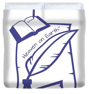 Writer Heaven On Earth - Duvet Cover