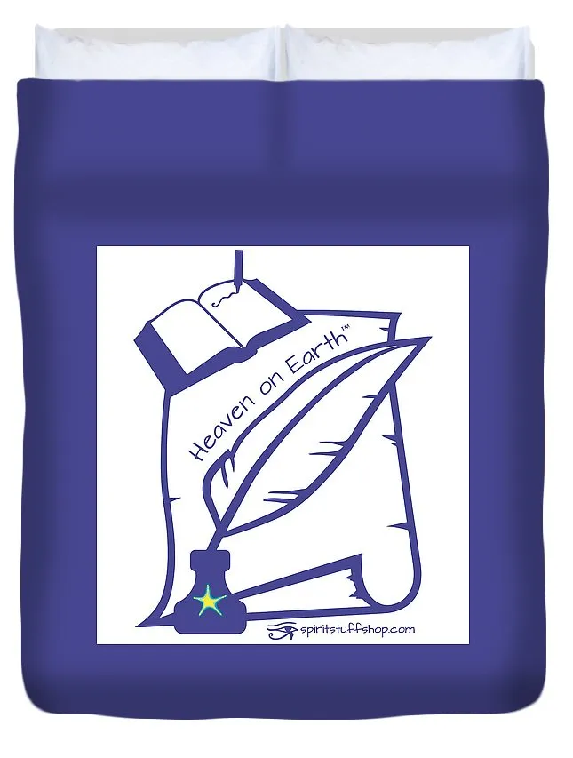 Writer Heaven On Earth - Duvet Cover