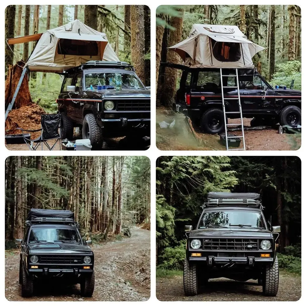 X-BULL 3 Person Magtower Roof Top Tent with Ladder & Mattress