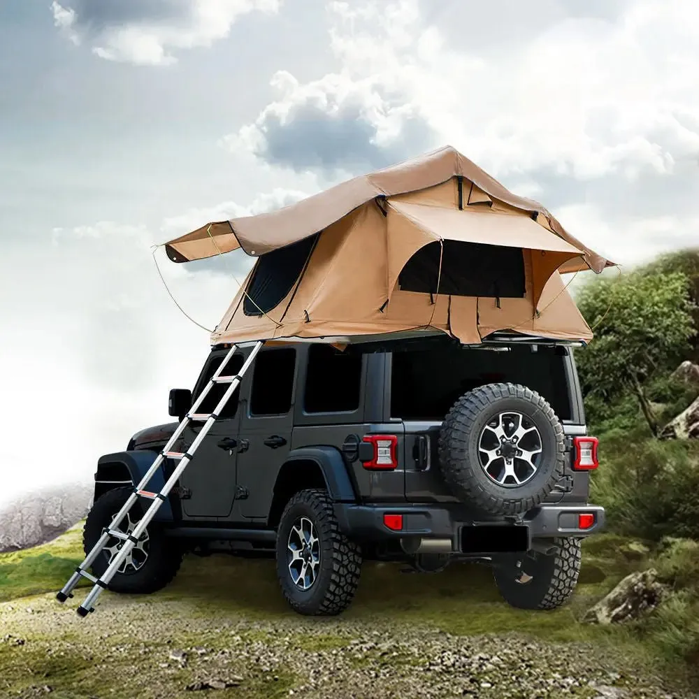 X-BULL 3 Person Magtower Roof Top Tent with Ladder & Mattress