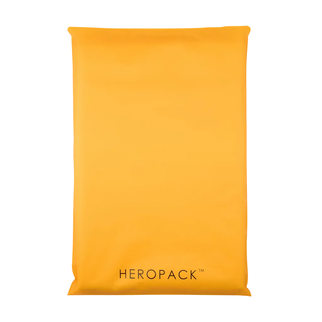 Yellow Home Compostable HEROPACK Mailers- from packs of 25