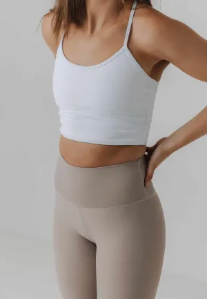 Yoga Singlet Top - White