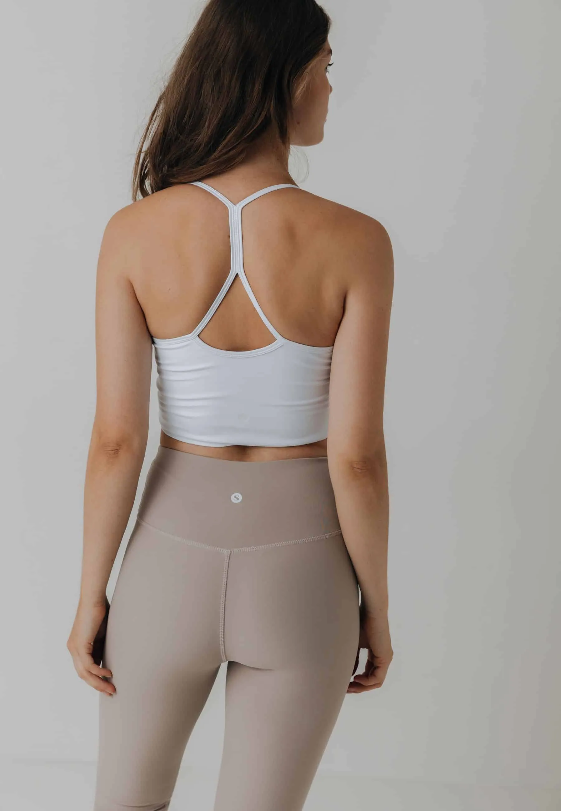 Yoga Singlet Top - White