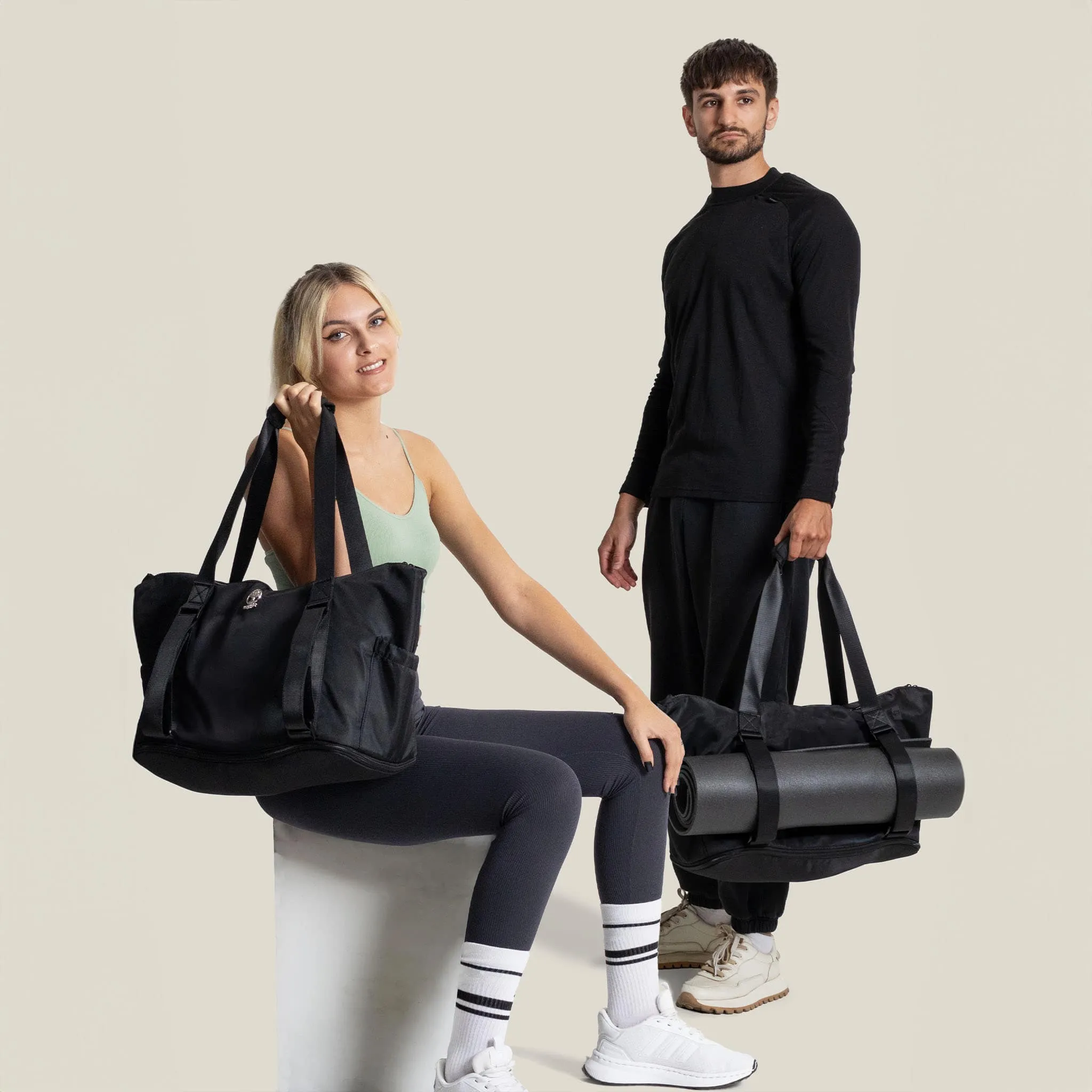 YOGA TOTE BAG | METAL LOGO