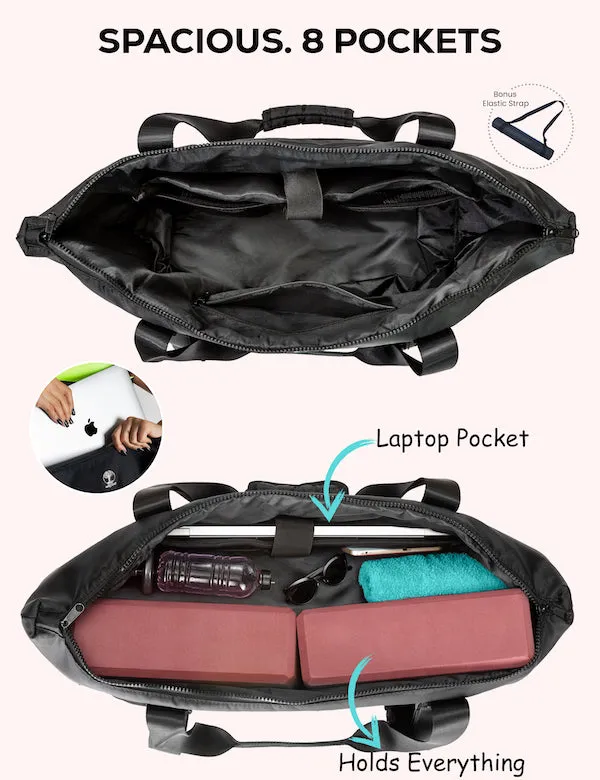 YOGA TOTE BAG | METAL LOGO