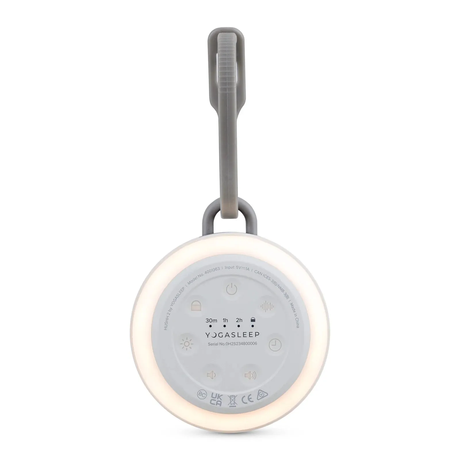 Yogasleep Hushh 2 Travel Sound Machine Night Light