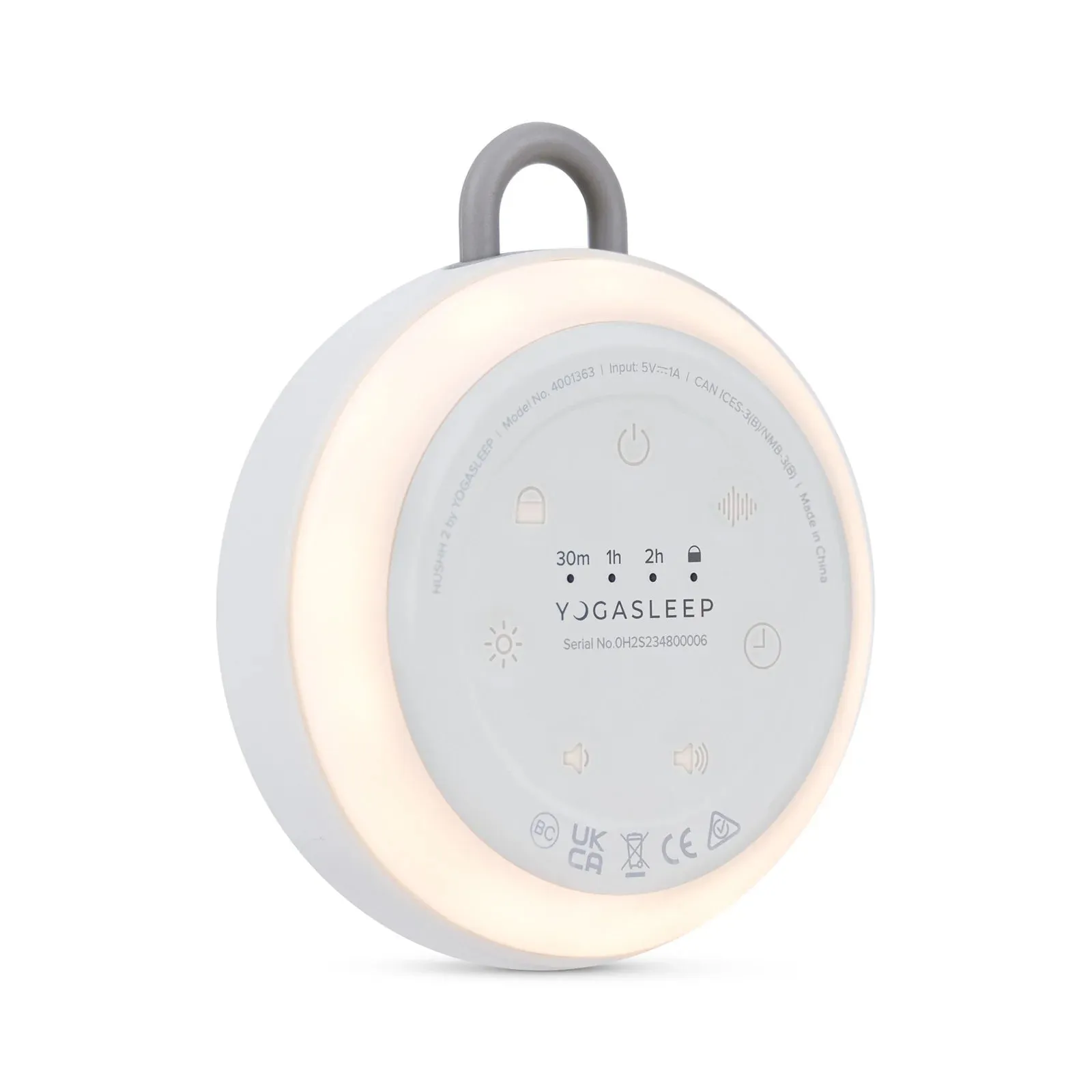 Yogasleep Hushh 2 Travel Sound Machine Night Light