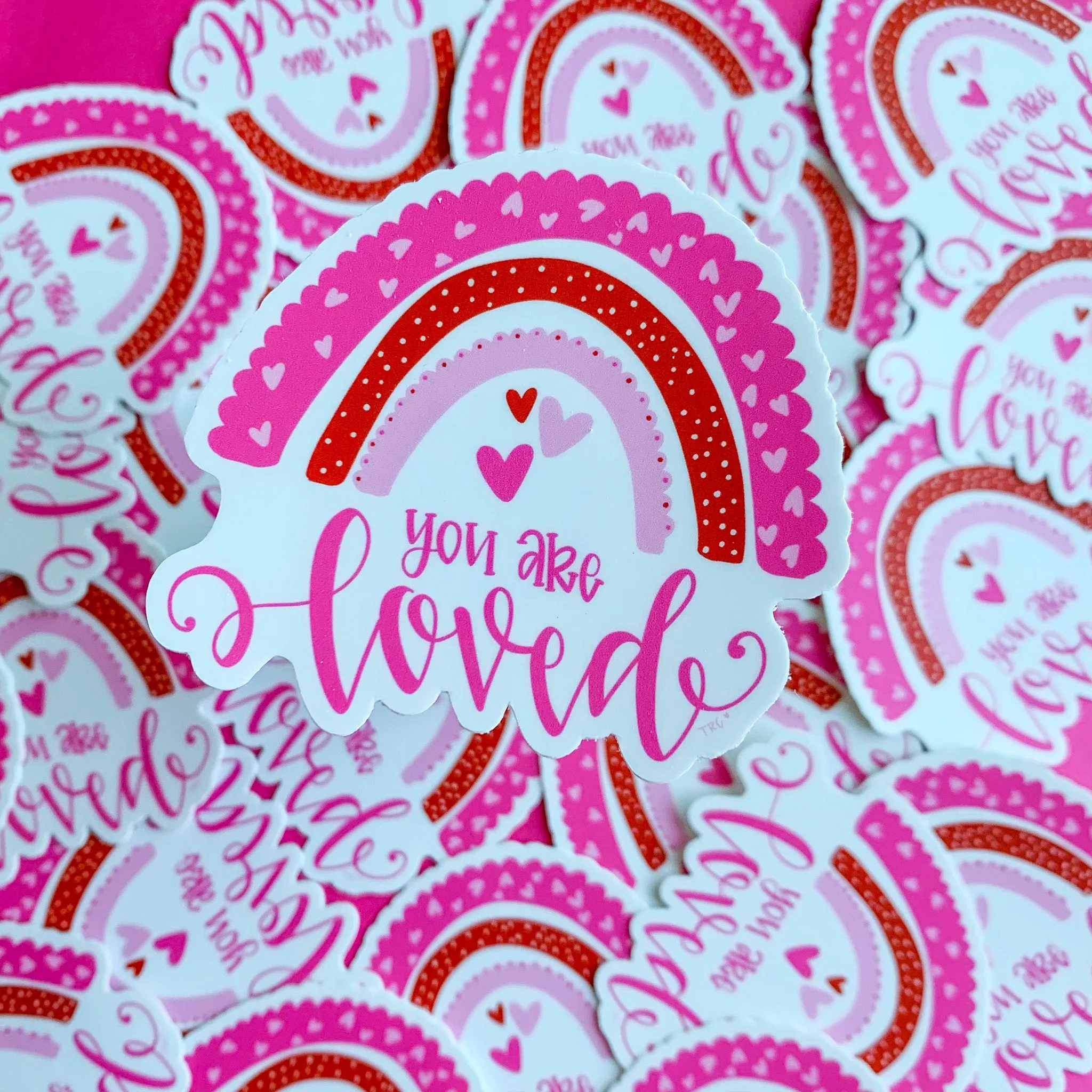 You are Loved Rainbow Sticker