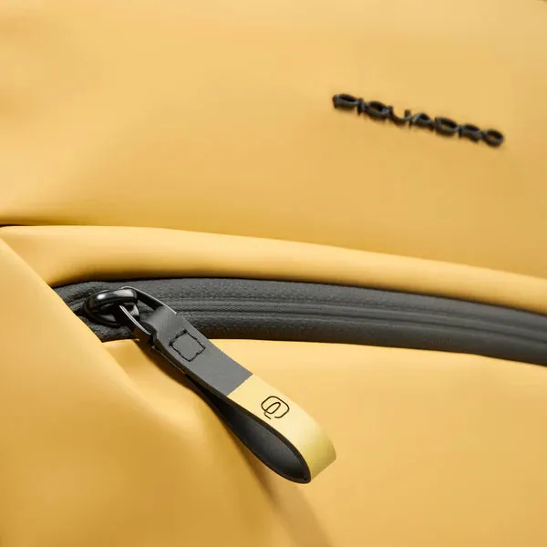 Zaino in Tessuto Waterproof Piquadro Corner 2.0 Porta PC 15,6'' Giallo