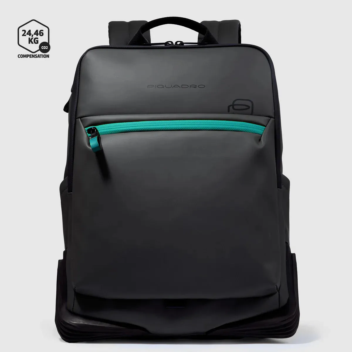 Zaino in Tessuto Waterproof Piquadro Corner 2.0 Porta PC 15,6'' Nero