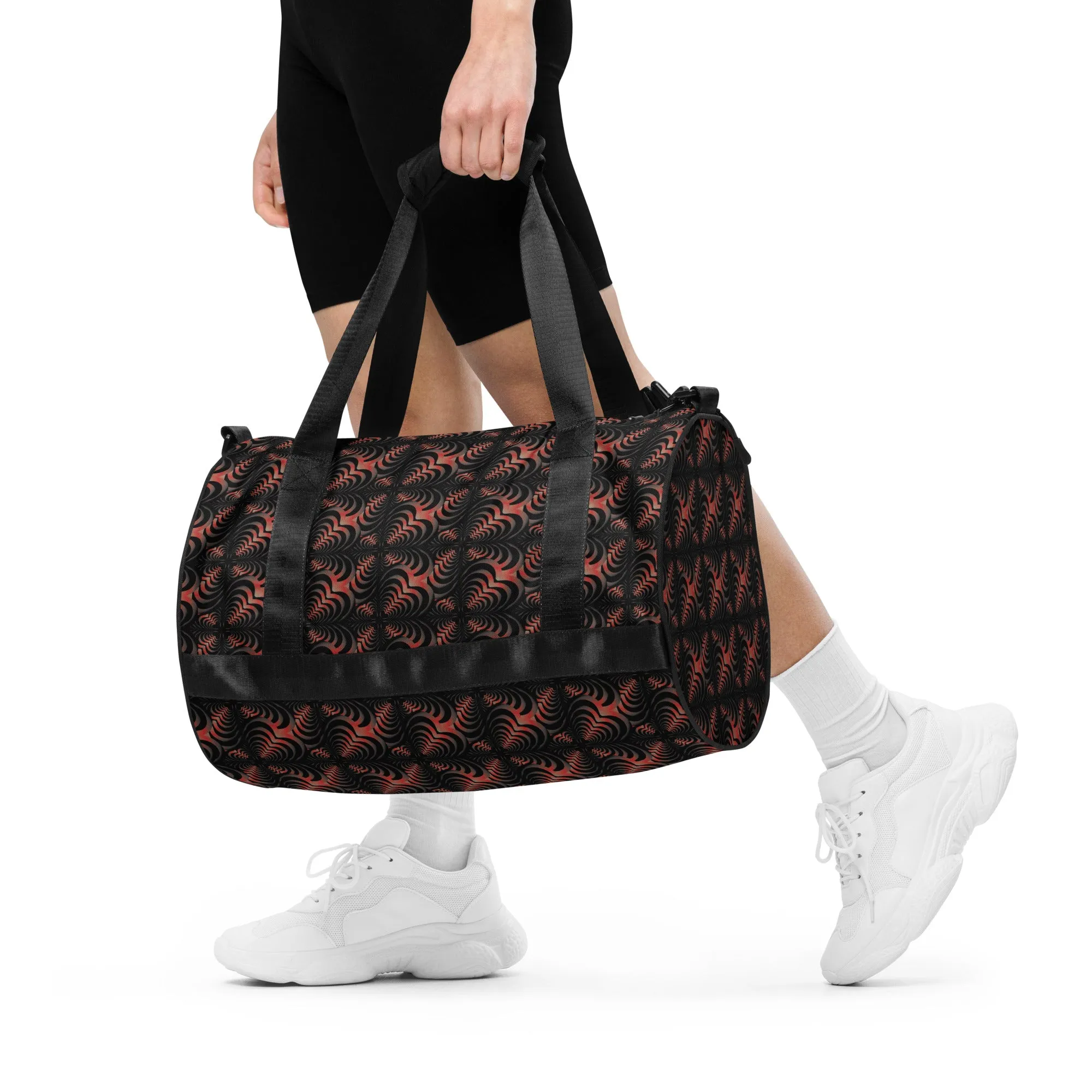 Zebra Love™ Fiery gym bag
