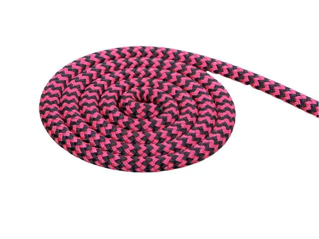 Zig Zag - Pink-Black halter - 8mm