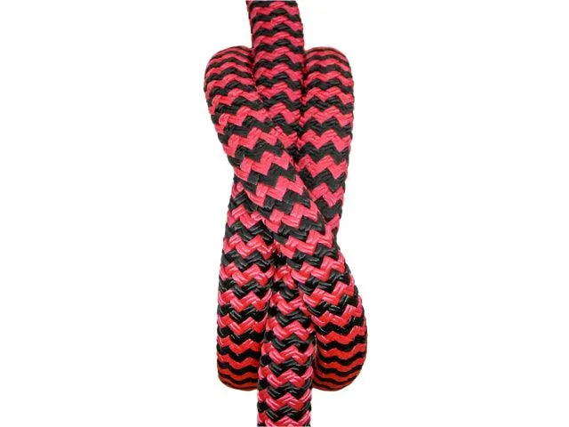 Zig Zag - Pink-Black halter - 8mm
