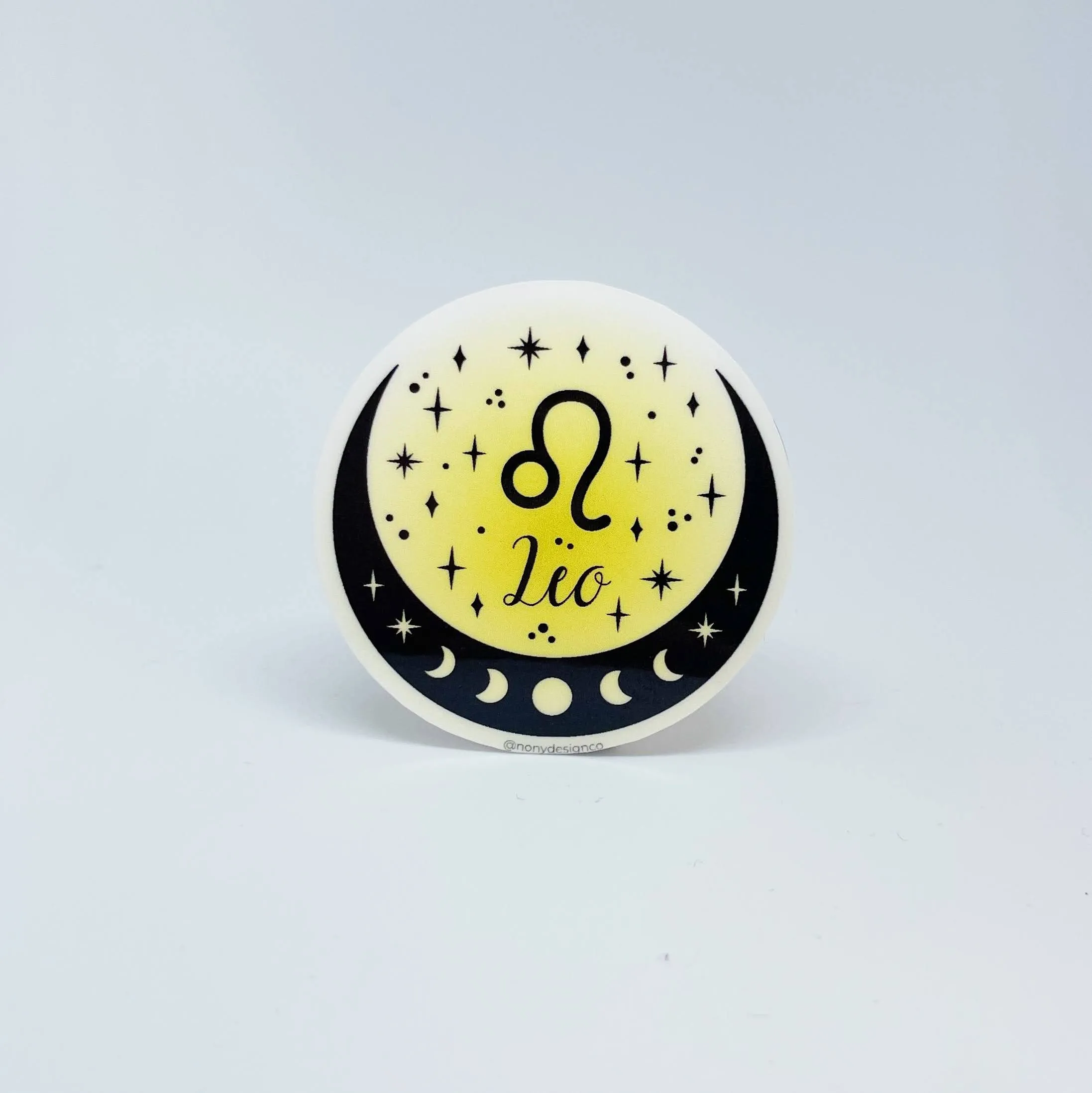 Zodiac Aura Crescent Sticker