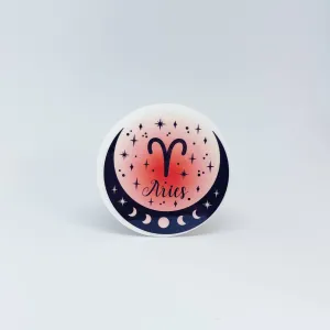 Zodiac Aura Crescent Sticker
