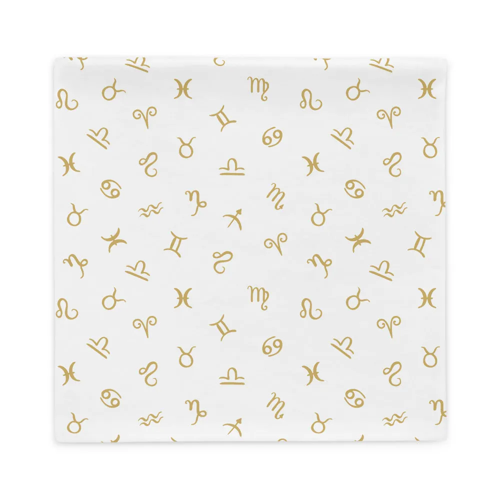 Zodiac logo sign Pillow Cases