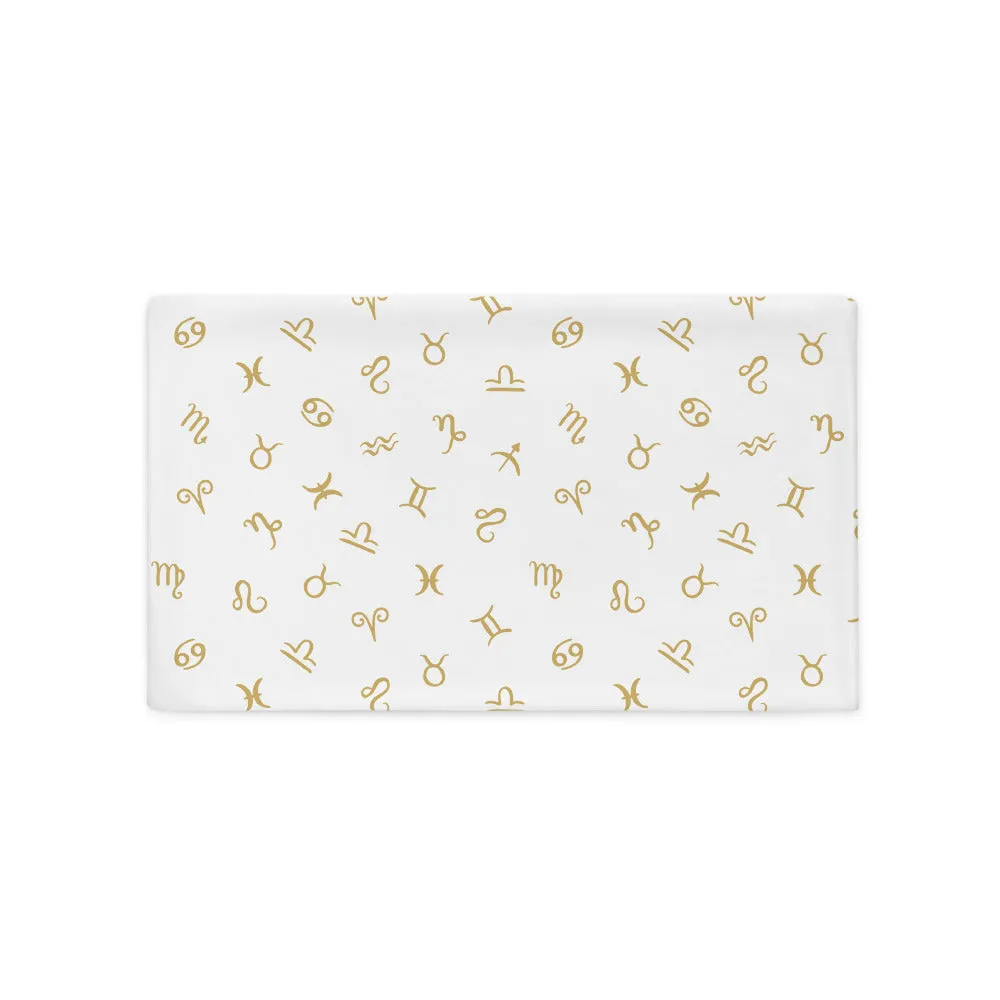 Zodiac logo sign Pillow Cases