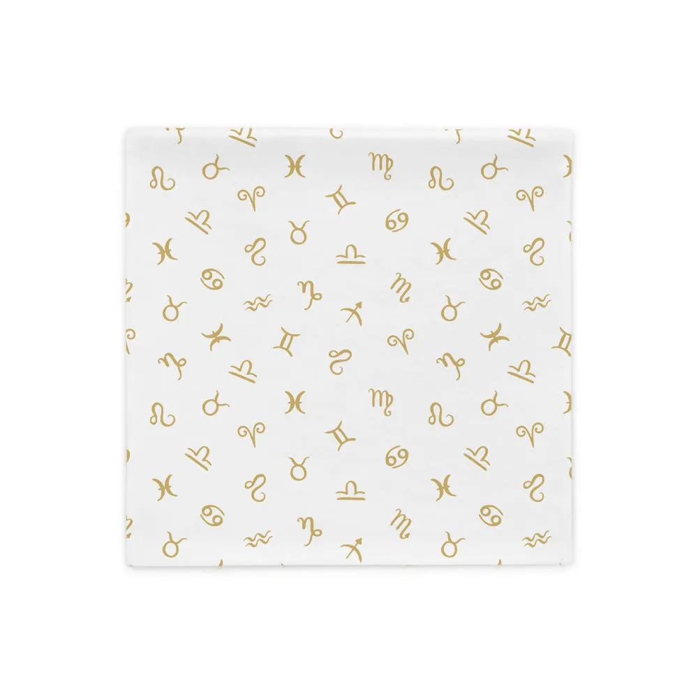 Zodiac logo sign Pillow Cases