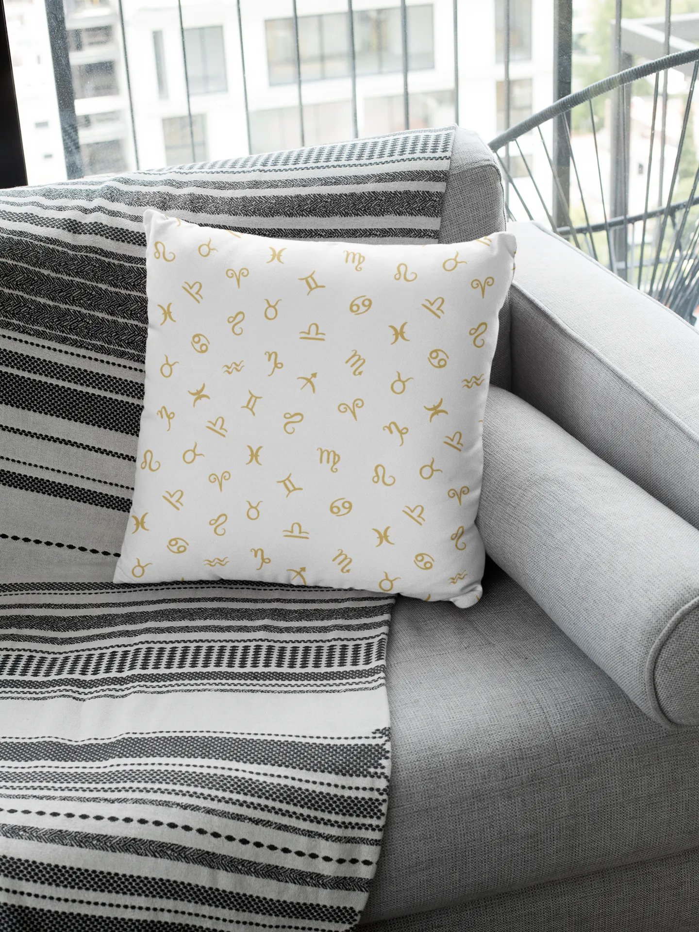 Zodiac logo sign Pillow Cases