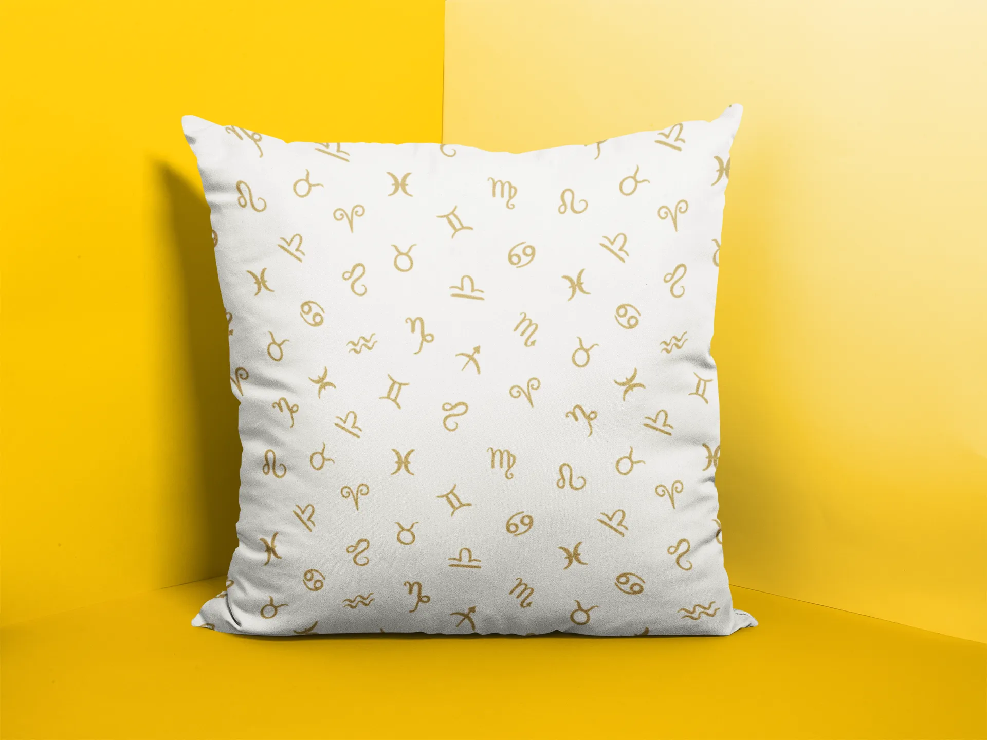 Zodiac logo sign Pillow Cases