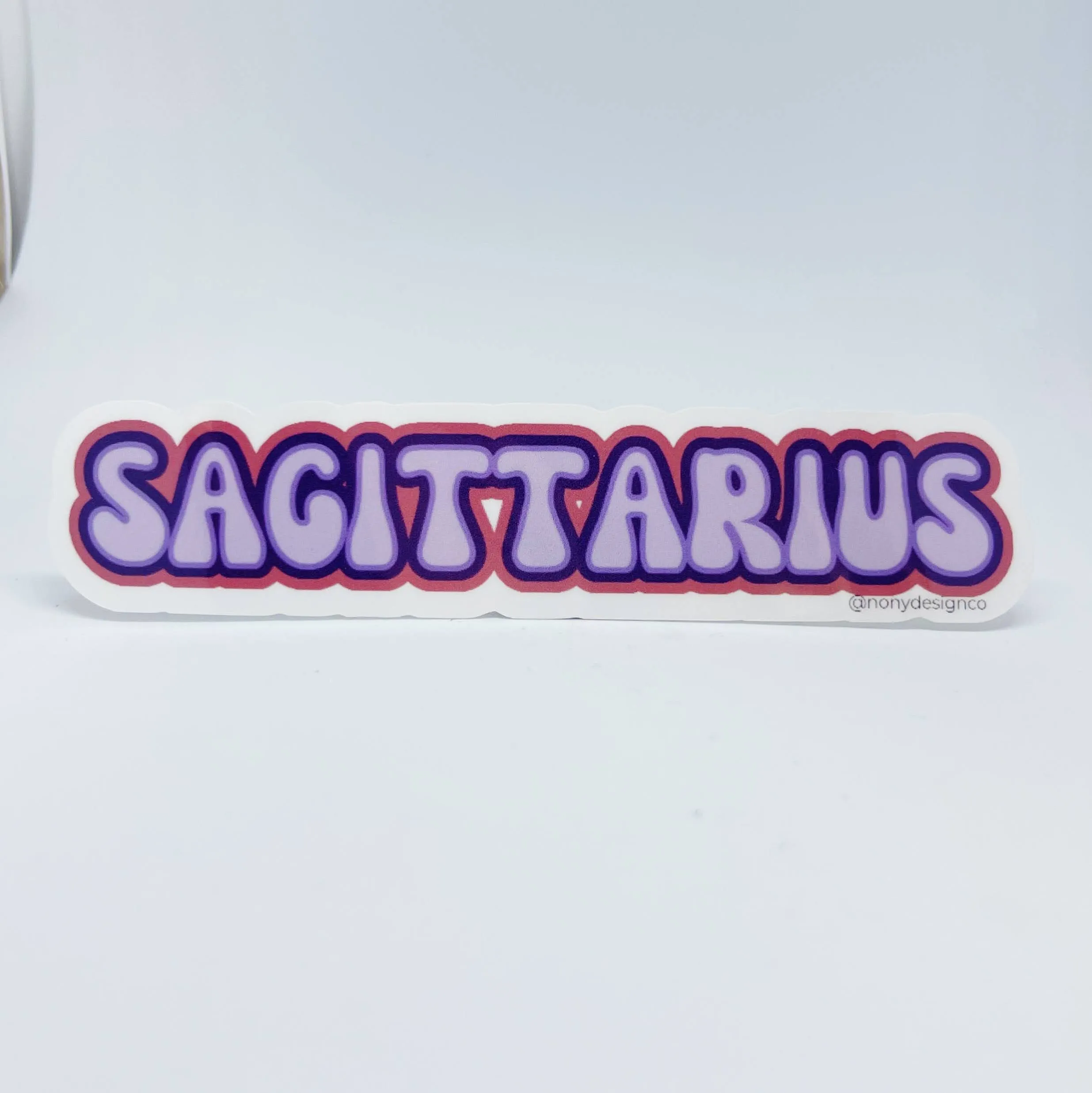 Zodiac Name Sticker