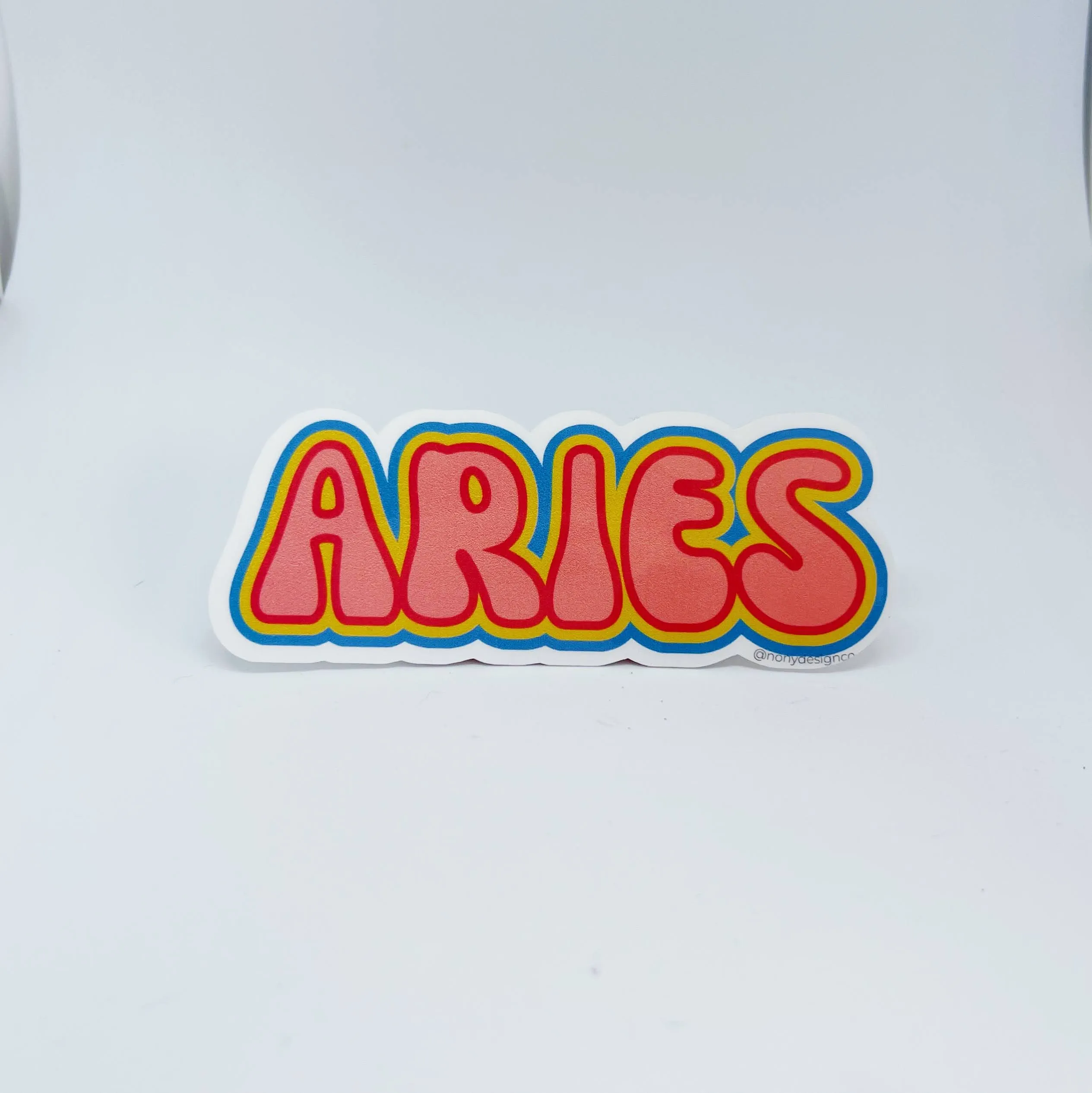 Zodiac Name Sticker