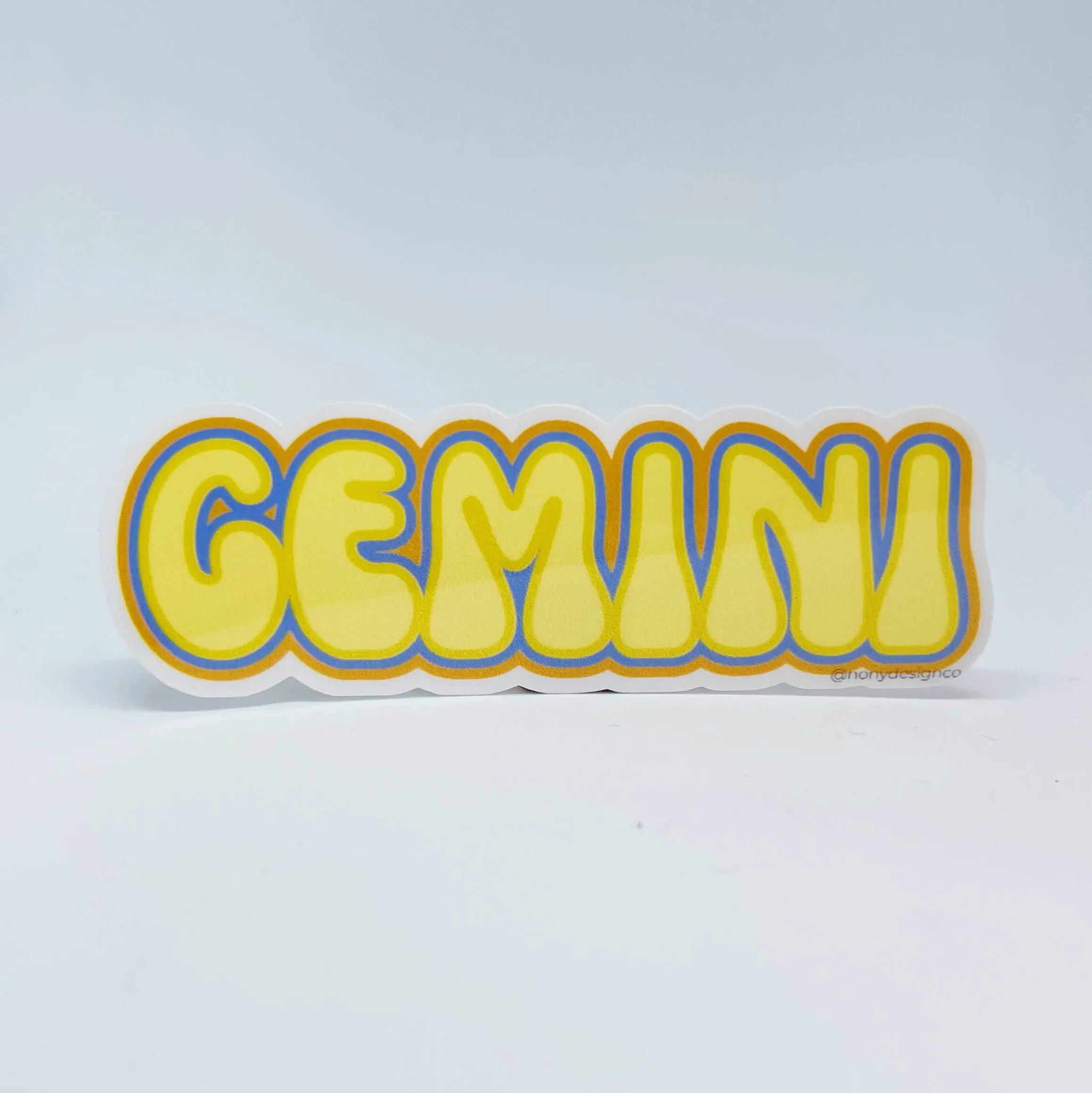 Zodiac Name Sticker