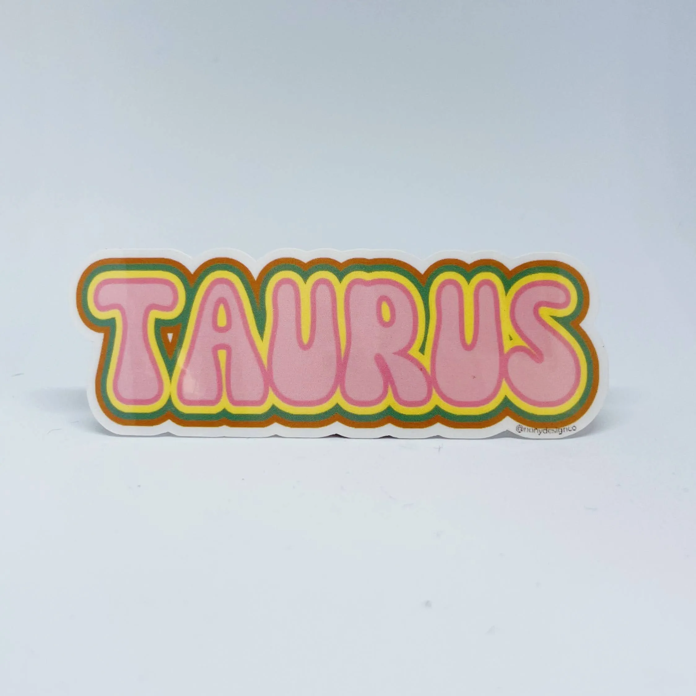 Zodiac Name Sticker