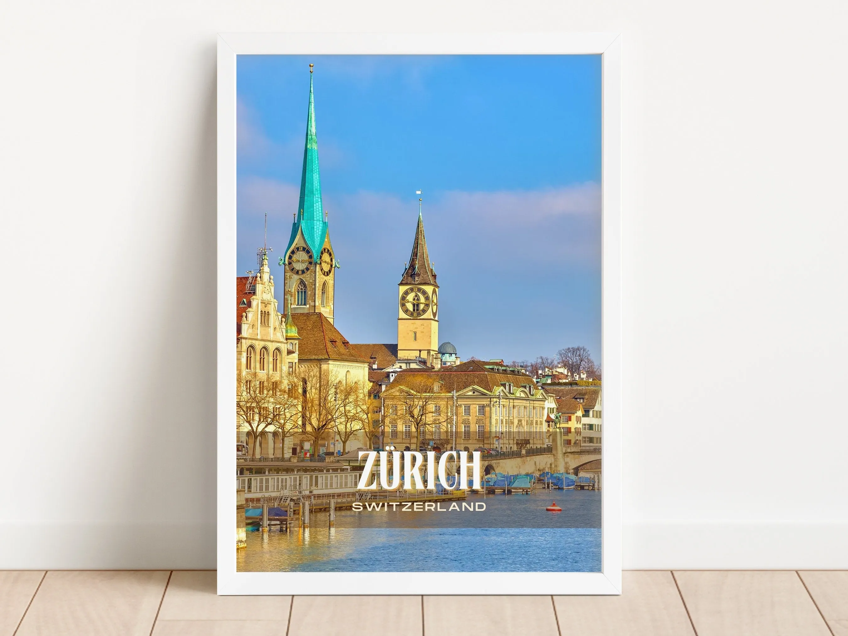 Zürich Retro Wall Art, Switzerland