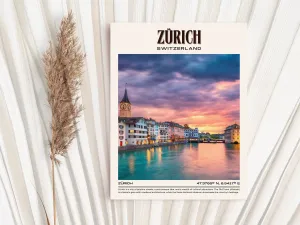 Zürich Vintage Wall Art, Switzerland