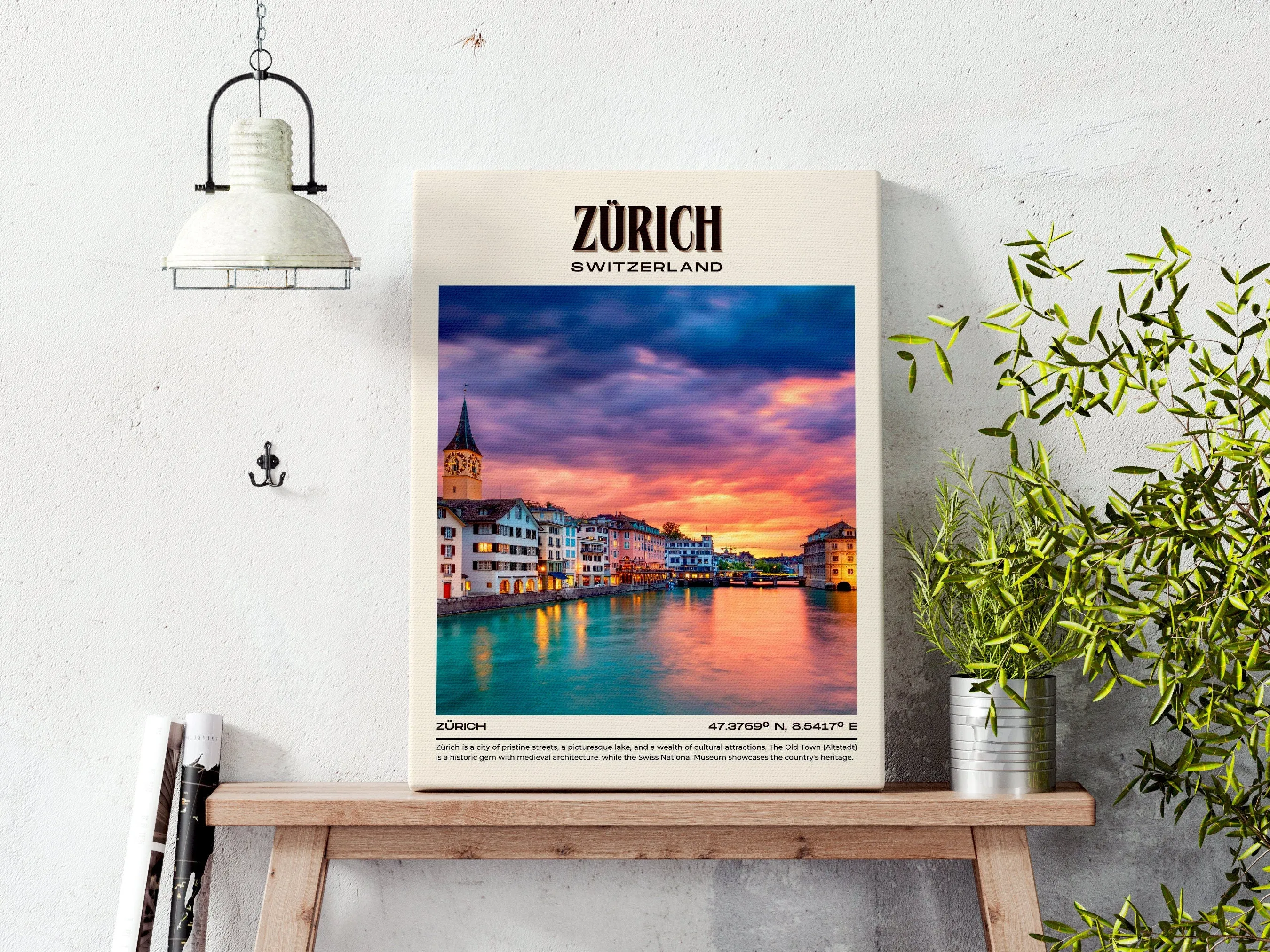 Zürich Vintage Wall Art, Switzerland
