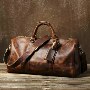 Zwier Brown Duffle Bag